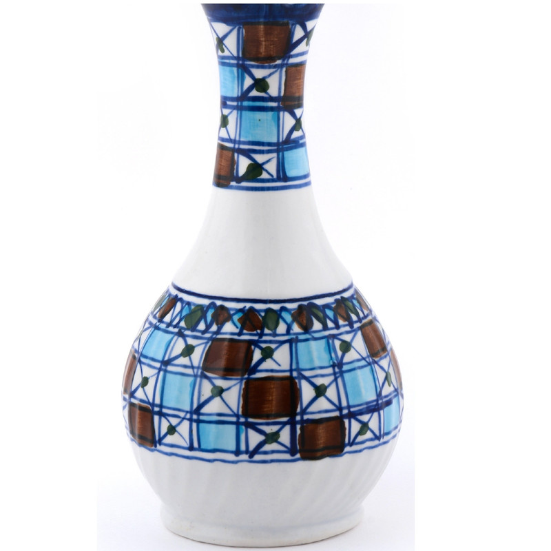 گلدان چینی میبدمرواریدمدل شطرنجی کدSAF