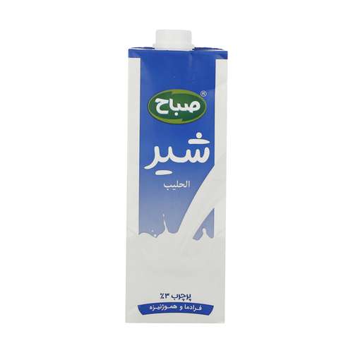 شیر پر چرب صباح -  1 لیتر 