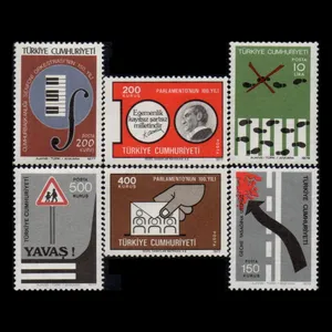 تمبر یادگاری مدل خارجی مجموعه 6 عددی 