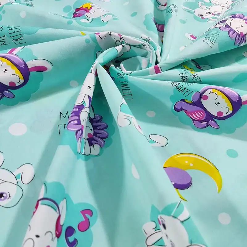 پارچه ملحفه مدل عروسکی ربیت کد 145