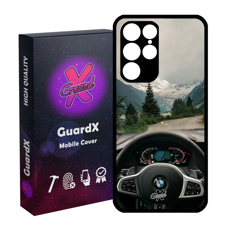 کاور گارد ایکس طرح BMW مدل Glass10346 مناسب برای گوشی موبایل سامسونگ Galaxy S22 Ultra