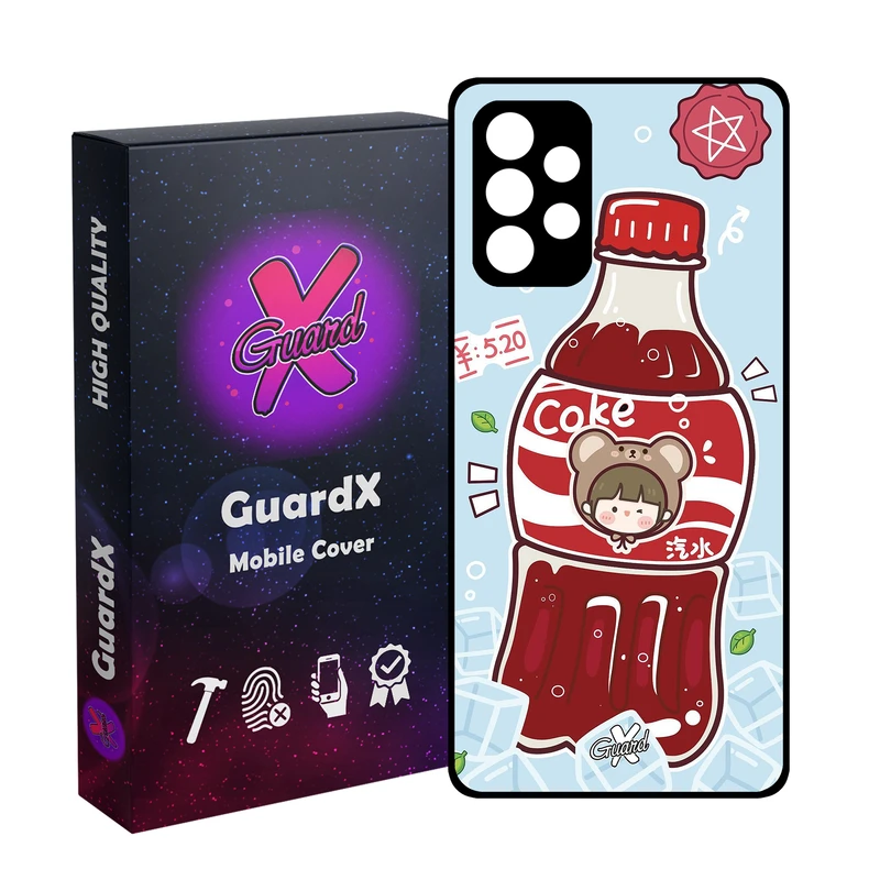 کاور گارد ایکس طرح Cute مدل Glass10635 مناسب برای گوشی موبایل سامسونگ Galaxy A32 4G