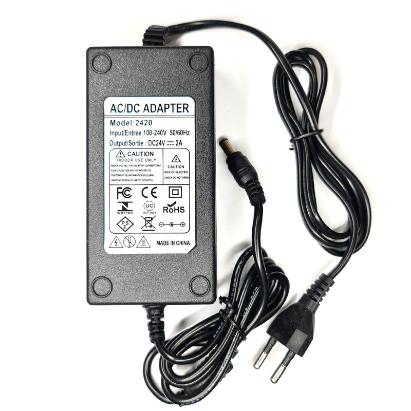 آداپتور 24 ولت 2 آمپر کد 2420 آداپتور 24 ولت 2 آمپر کد 2420