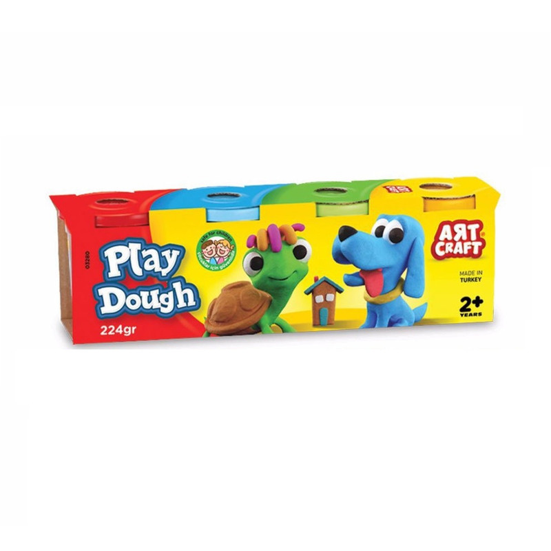 خمیر بازی مدل Play Dough کد 03280 مجموعه 4 عددی