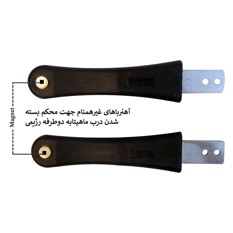 دسته تابه رژیمی مدل مگنت دار بسته 2 عددی
