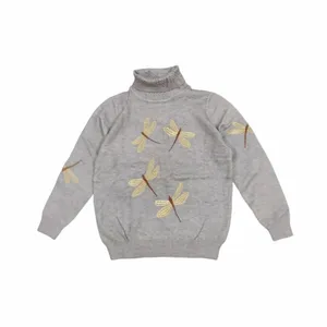 پلیور یقه اسکی زنانه مدل سنجاقک