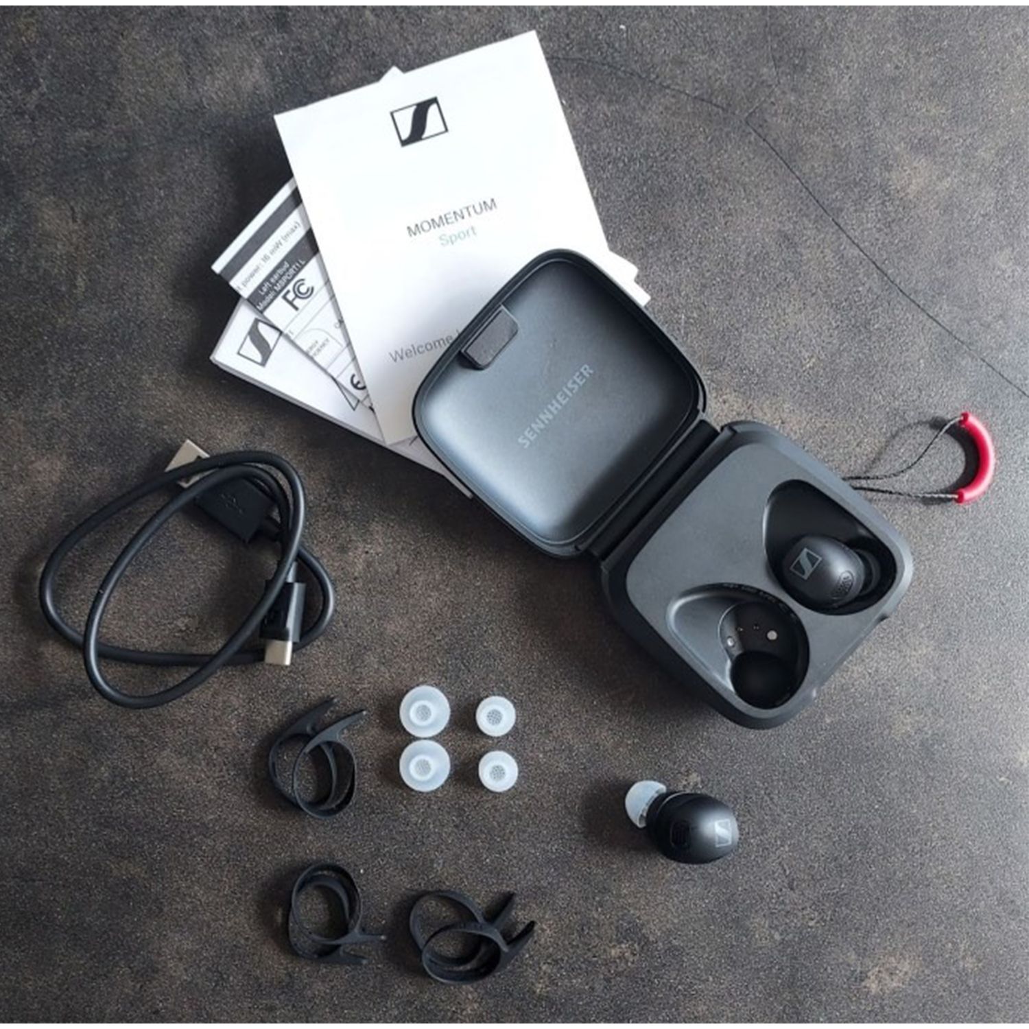 هدفون بلوتوثی سنهایزر مدل Momentum Sport TWS -  - 5