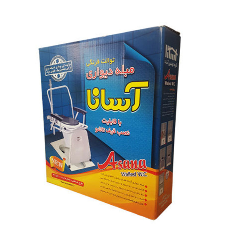 توالت فرنگی دیواری آسانا کد 011