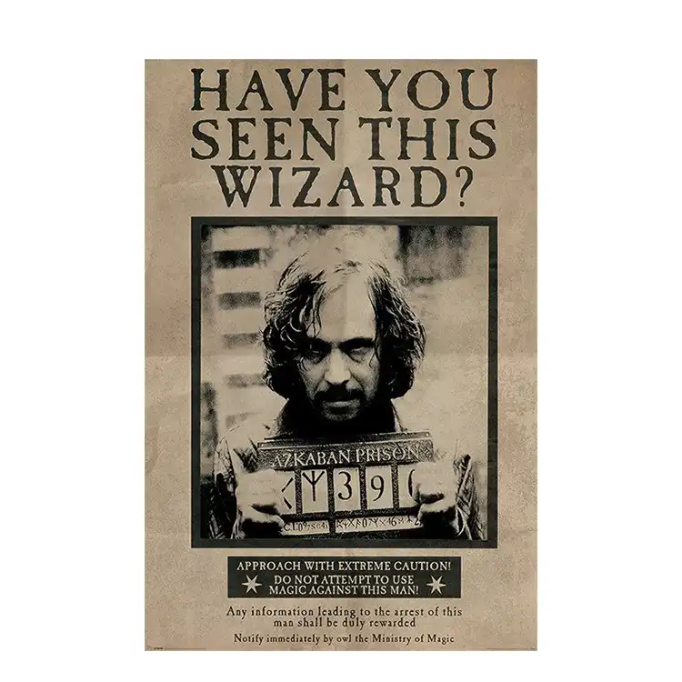 پوستر مستر گرین مدل هری پاتر طرح زندانی آزکابان