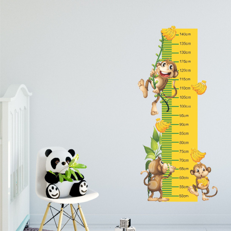 متر اندازه گیری کودک طرح میمونهای بازیگوش