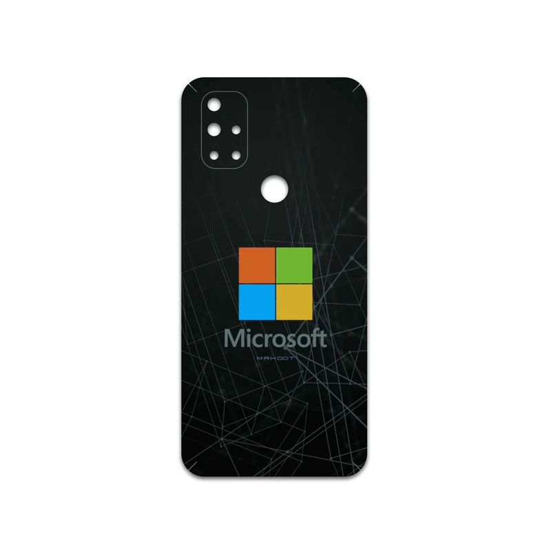 برچسب پوششی ماهوت مدل Microsoft-Logo مناسب برای گوشی موبایل وان پلاس Nord N10 5G