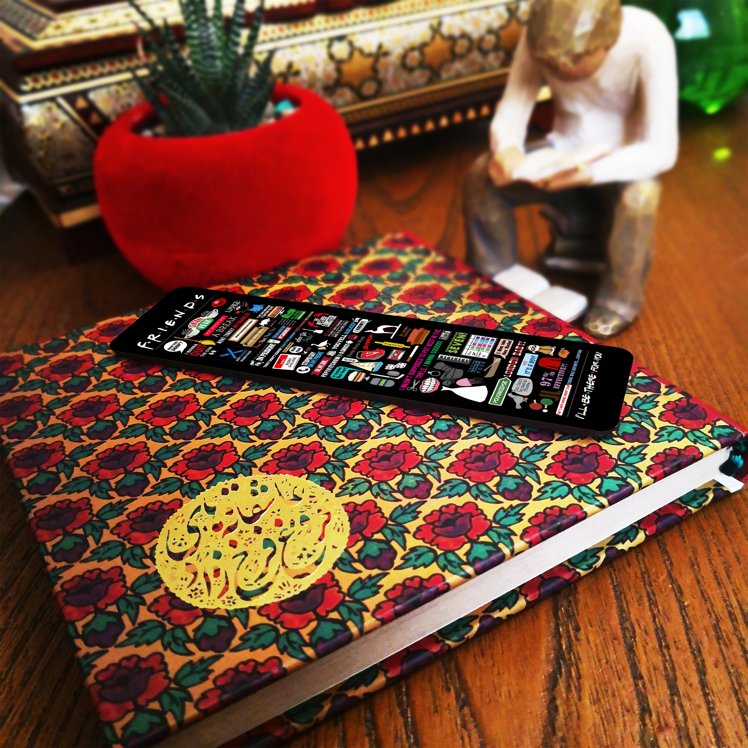 نشانگر کتاب لوکسینو مدل F.R.I.E.N.D.S کد Bookland_20