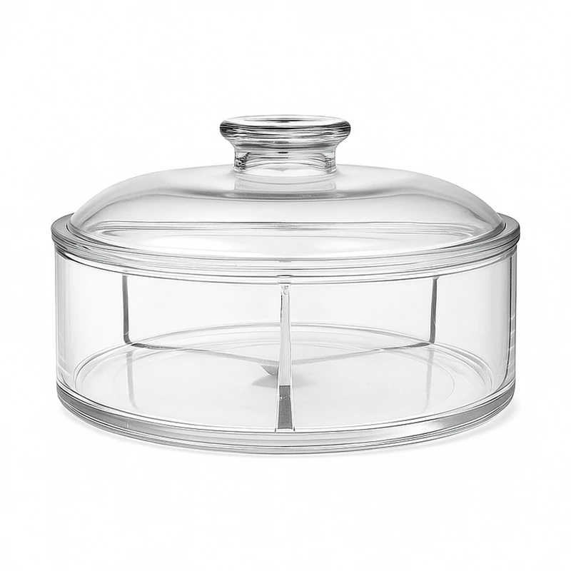 باکس پذیرایی مدل اکرلیک ۳ خانه کد 1610D