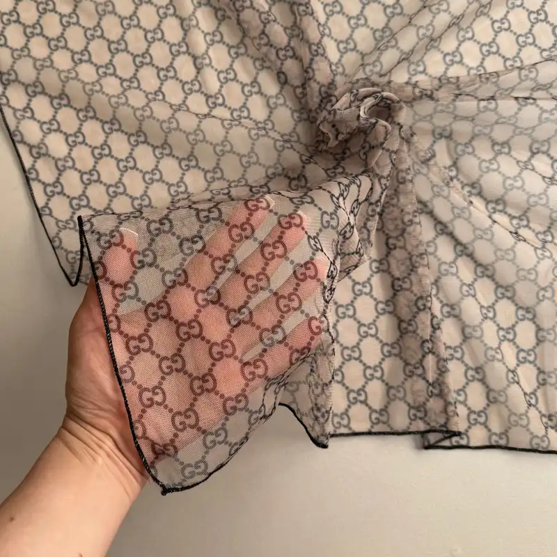 روسری زنانه مدل مینی توری زنجیری کد 1