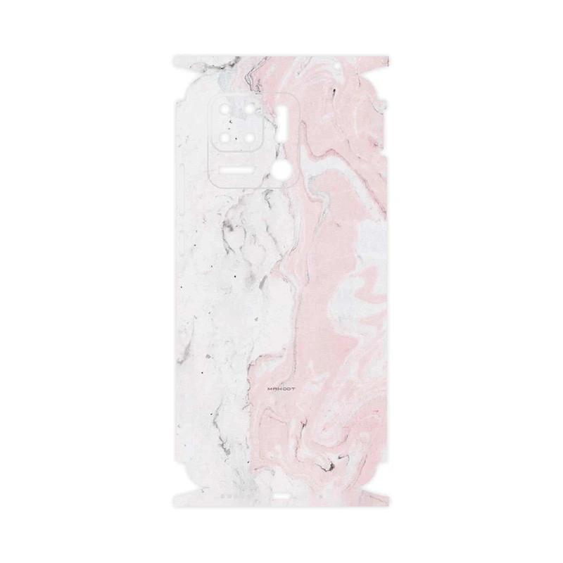برچسب پوششی ماهوت مدل Blanco_Pink_Marble-FullSkin مناسب برای گوشی موبایل شیائومی Redmi 10 Power