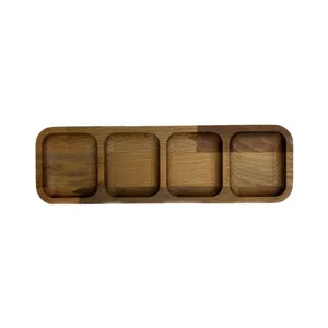 اردوخوری گراش مدل چوبی طرح چهارخانه کد GR-34