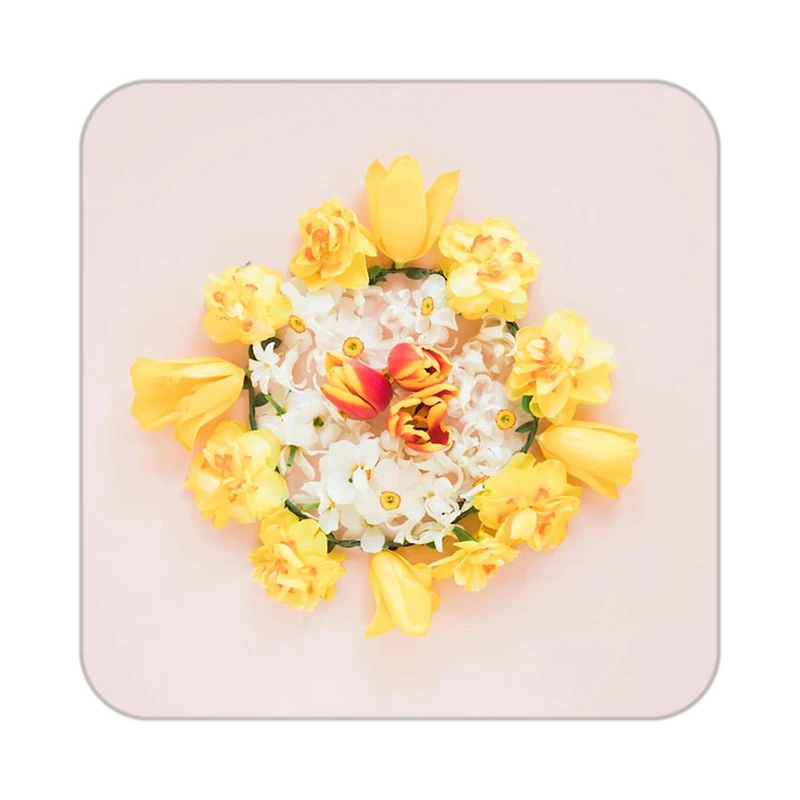 زیر لیوانی کاکتی طرح گل مدل mp17658