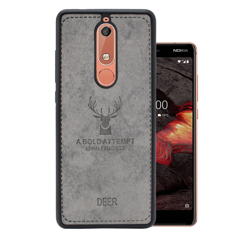 کاور مدل گوزنی مناسب برای گوشی موبایل نوکیا 5.1