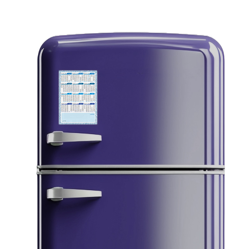 تقویم دیواری سال 1404 لاژید مدل آهن ربایی