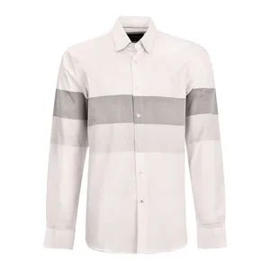 پیراهن آستین بلند مردانه بادی اسپینر مدل 3996 کد 1 رنگ سفید