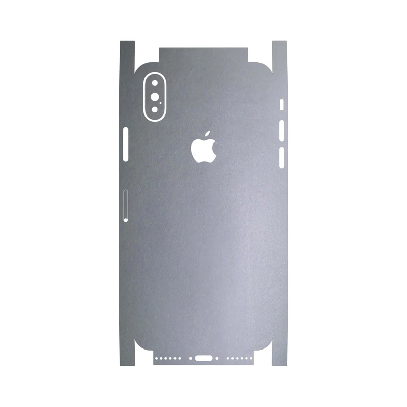 برچسب پوششی ماهوت مدل Matte-Silver-FullSkin مناسب برای گوشی موبایل اپل iPhone X