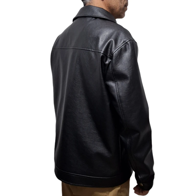 عکس شماره 4 : کت چرم مردانه مدل alpha