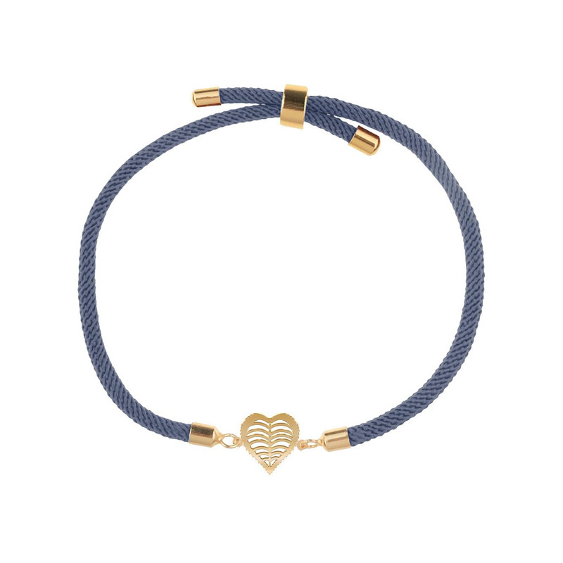 دستبند طلا 18 عیار زنانه مدوپد مدل برگ کد D12-10449