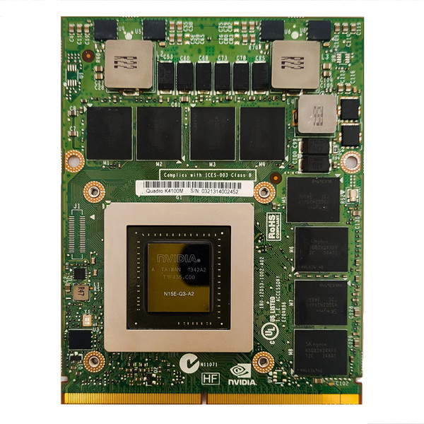 کارت گرافیک انویدیا مدل Quadro K4100M 4GB DDR5