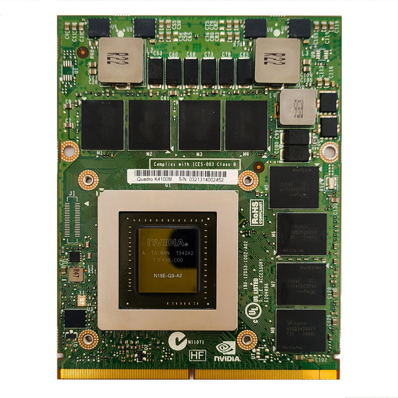 کارت گرافیک انویدیا مدل Quadro K4100M 4GB DDR5