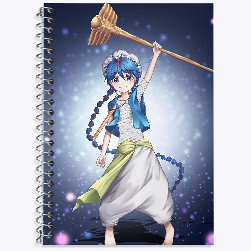 دفتر لغت 50 برگ خندالو طرح علائدین انیمه ماگی هزارتوی سحر و جادو کد 36043