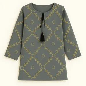 تونیک آستین سه ربع زنانه مدل 389