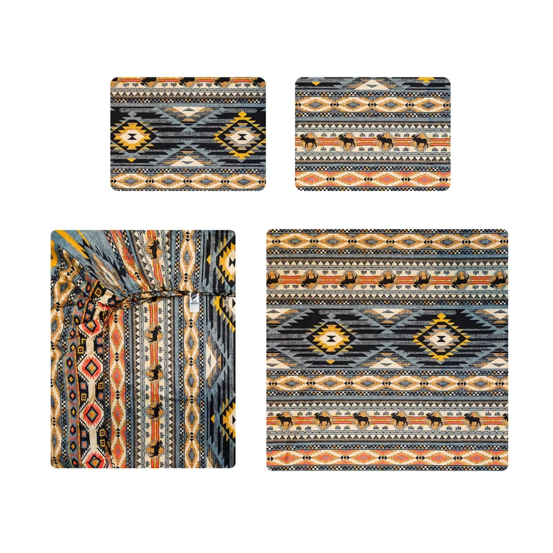 سرویس روتختی 2 نفر 4 تکه آدنو مدل قشقایی کد CH156