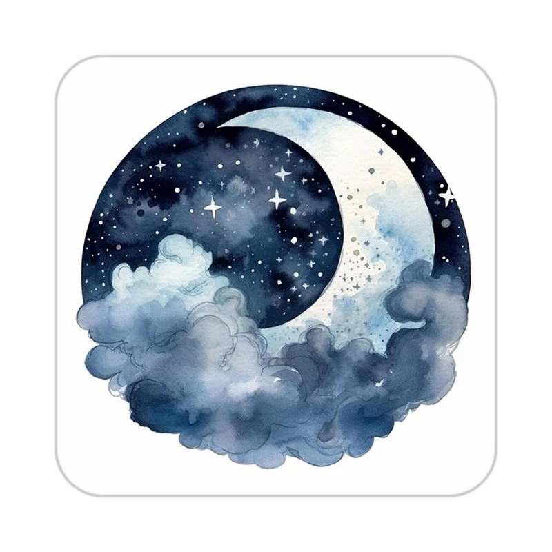 زیر لیوانی کاکتی طرح ماه و ستاره مدل mp53330