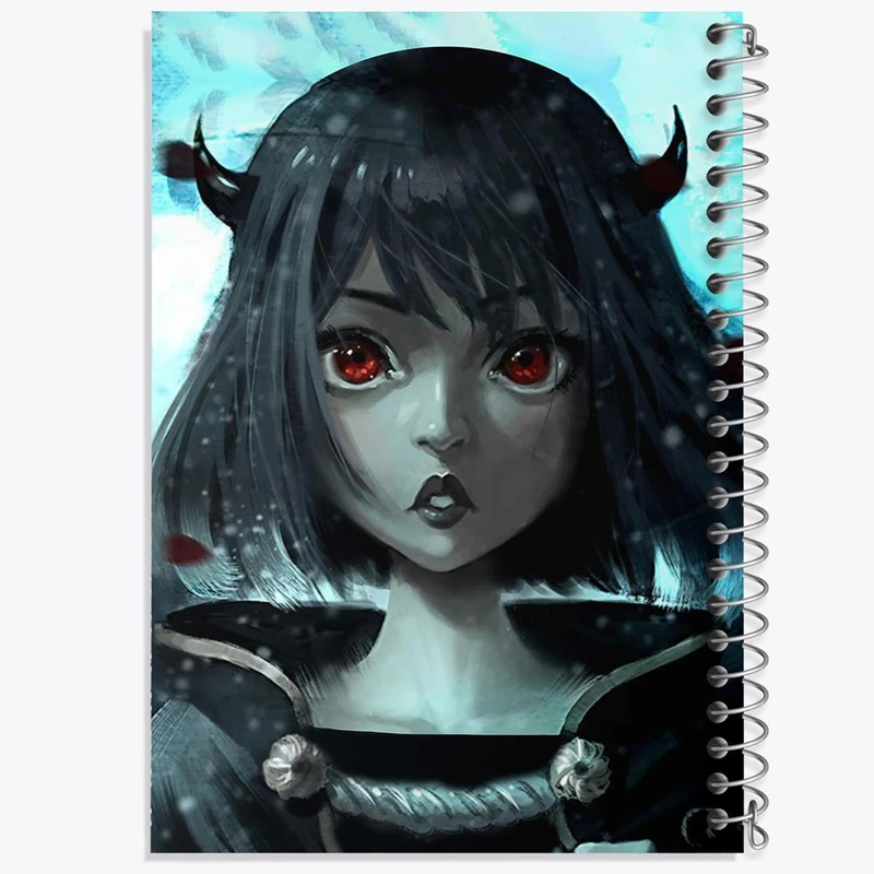 دفتر ژورنال نویسی 50 برگ خندالو مدل نقطه ای طرح نِرو انیمه بلک کلاور Black Clover کد 11714