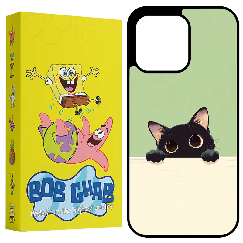 کاور باب قاب طرح گربه مدل BCP13P مناسب برای گوشی موبایل اپل iPhone 13 Pro