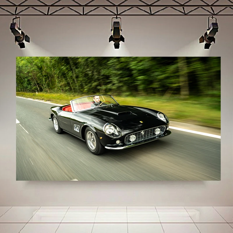 پوستر طرح ماشین مدل Ferrari 250 GT California Spyder کد AR22060