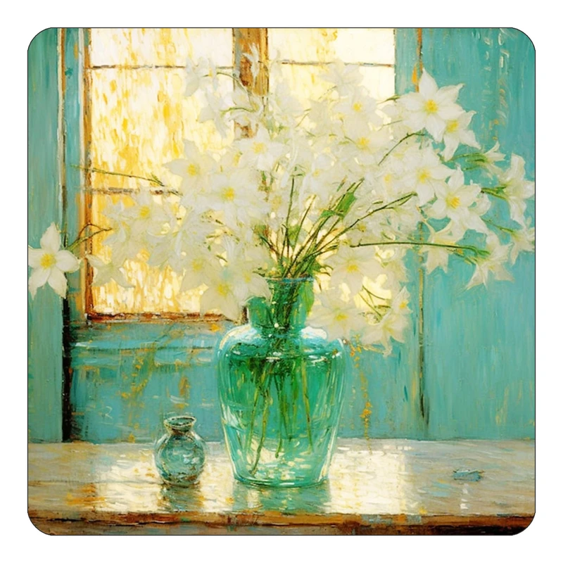 مگنت کاکتی طرح نقاشی رنگ روغن مدل mp72613