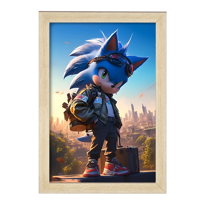 تابلو خندالو مدل سونیک (Sonic) کد F7177