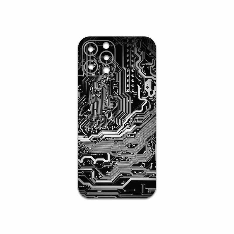 برچسب پوششی ماهوت مدل Black Printed Circuit Board مناسب برای گوشی موبایل اپل iPhone 12 Pro Max