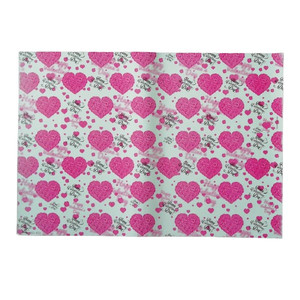 کاغذ کادو مدل قلب بسته 5 عددی