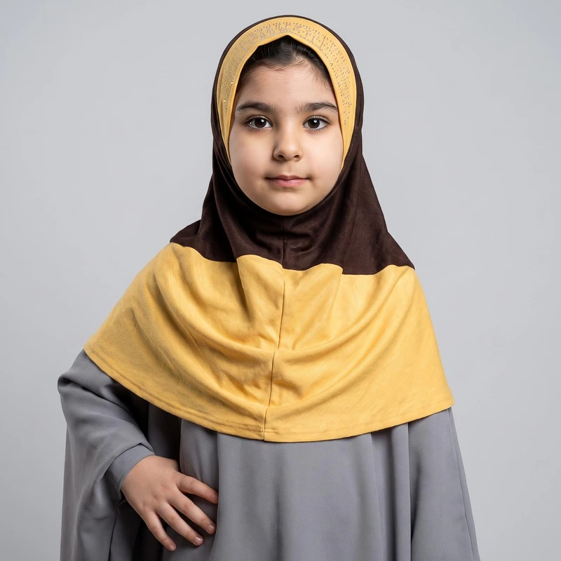 مقنعه دخترانه مدل  نقابدار