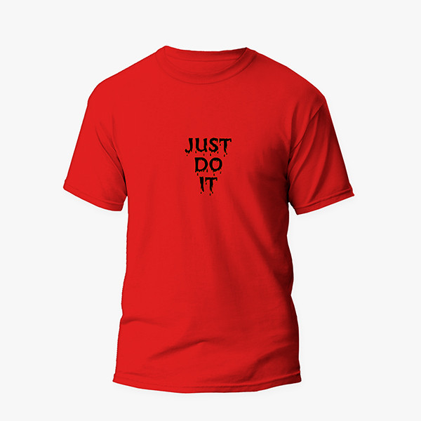 تی شرت آستین کوتاه مردانه مدل فقط انجامش بده just do it کد g020