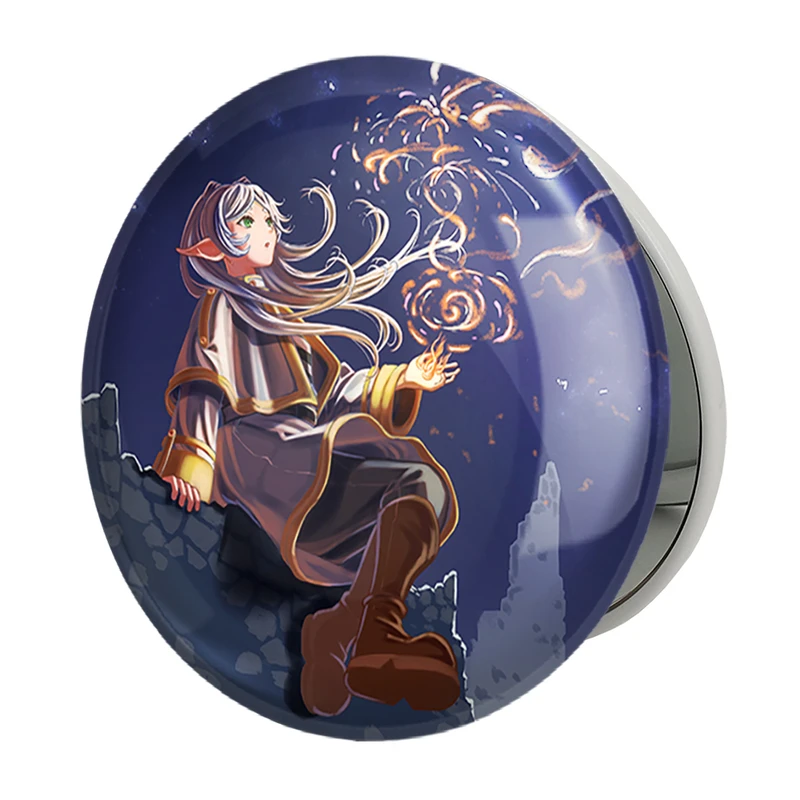 آینه جیبی خندالو طرح انیمه فریرن (Frieren) مدل تاشو کد 33971