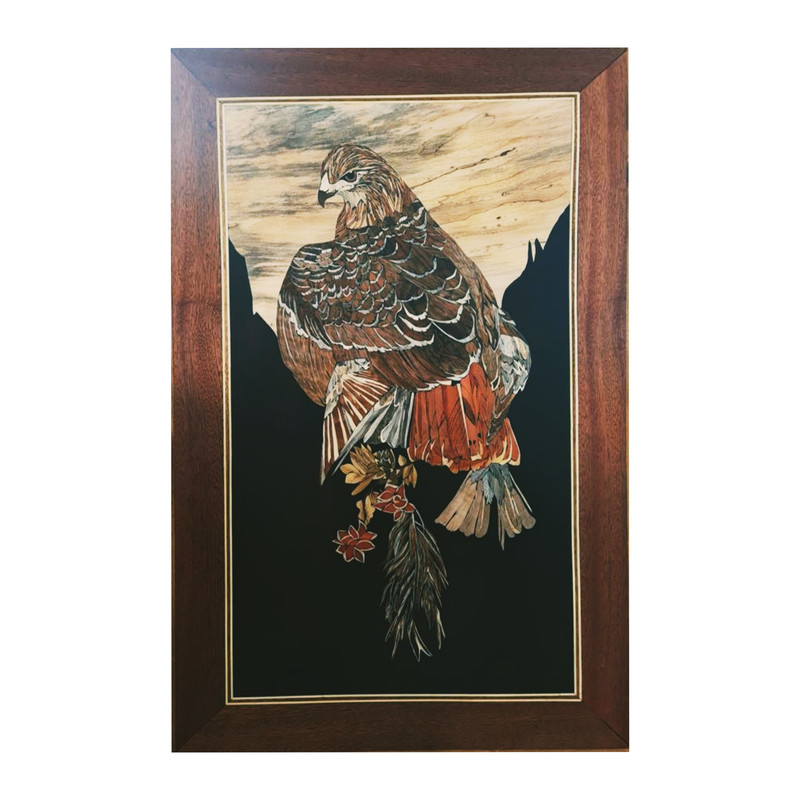 تابلو معرق کاری طرح شاهین مدل 001