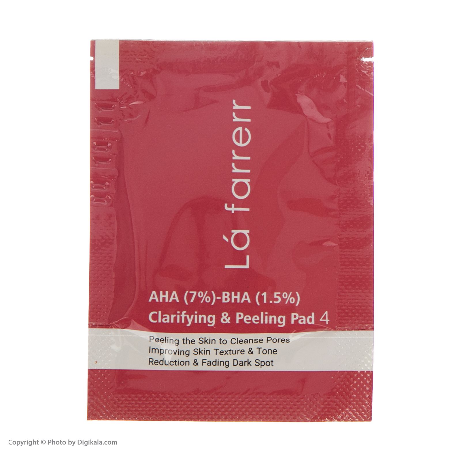 پد پاکسازی و جوانسازی پوست لافارر مدل AHA7%-BHA1.5% بسته 30 عددی -  - 5