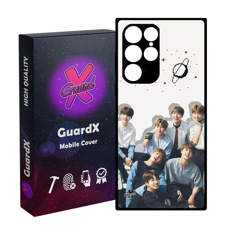 کاور گارد ایکس طرح K-Pop مدل Glass10680 مناسب برای گوشی موبایل سامسونگ Galaxy S22 Ultra