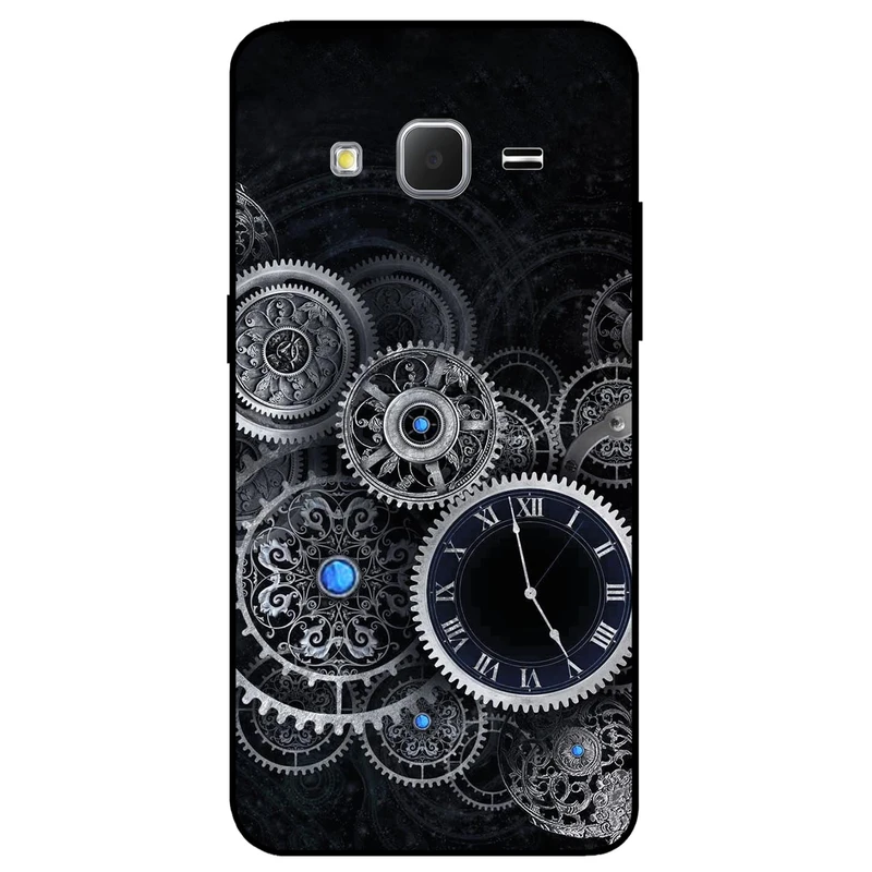 کاور مگافون طرح ساعت مدل 8161 مناسب برای گوشی موبایل سامسونگ Galaxy J2 2015         
