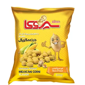 بادام زمینی پوشش دار با طعم ذرت مکزیکی سیروکا - 500 گرم