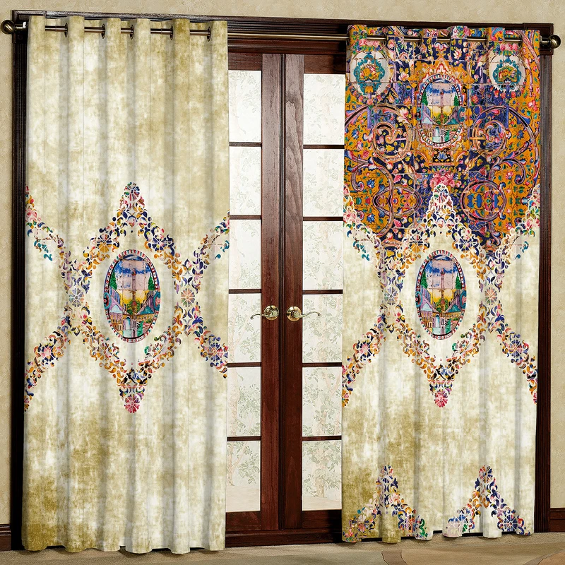 پرده مدل مخمل پانچی کد 3001 سایز 200x140 سانتی متر