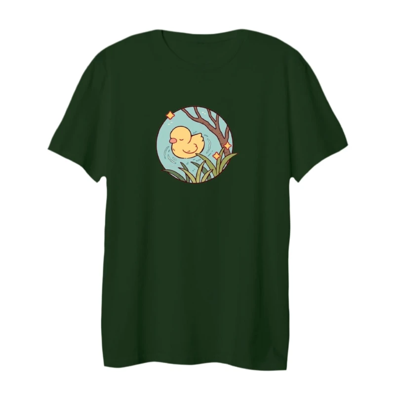 تی شرت لانگ آستین کوتاه زنانه مدل جوجه اردک